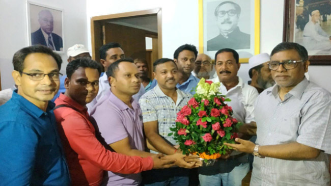 jahid malek with press club new comette member