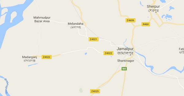 jamalpur district map