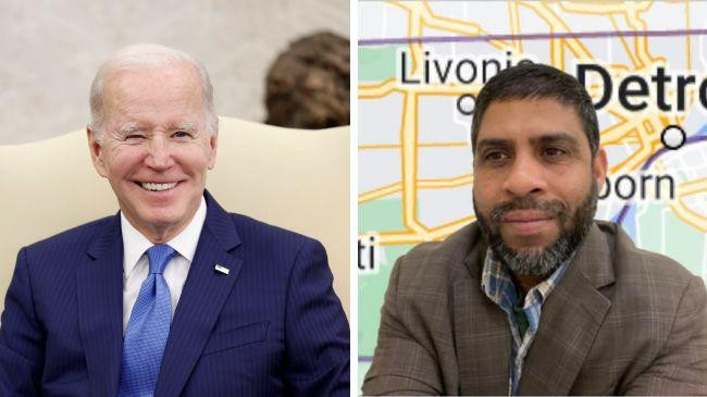 joe biden and rabbi alam
