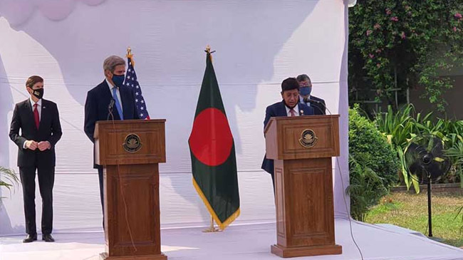 john kerry joint press conference dhaka