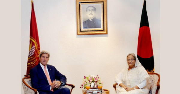 john kerry meet sheikh hasina