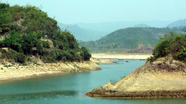 kaptai lake dried up