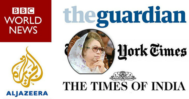 khaleda on International media