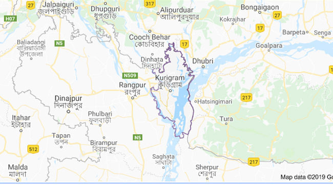 kurigram map 1