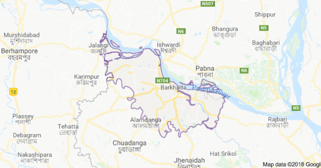 kushtia map