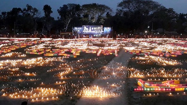 lamp lights at narail