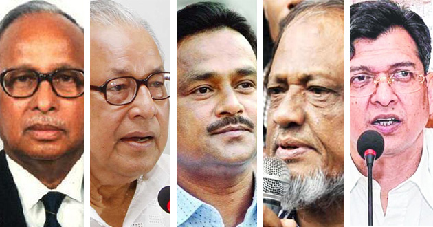 leaders of bnp not in election 2018