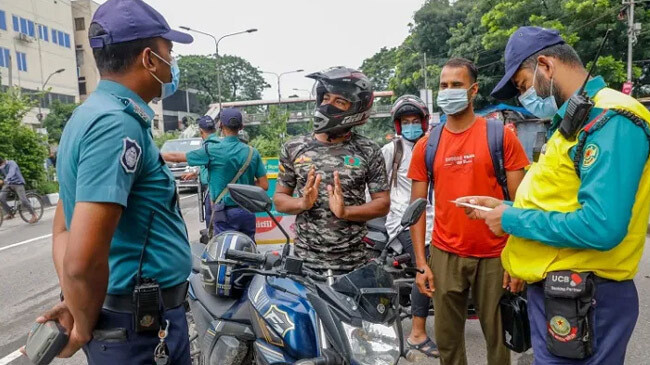 locdown arrested another 320