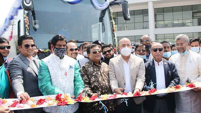 luxury bus making bangladesh inner