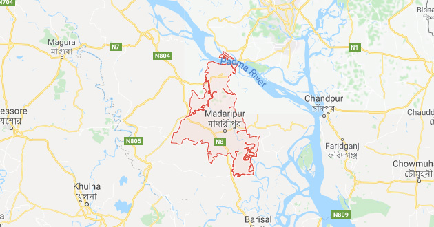 madaripur district map 01