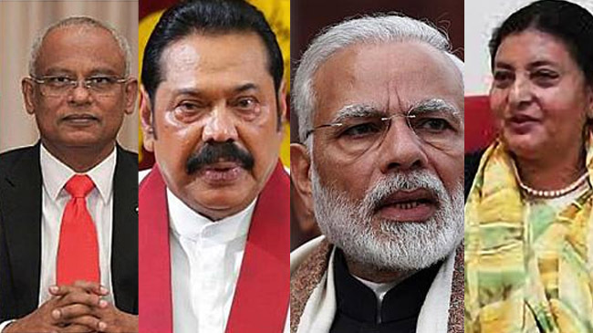 maldives sri lanka india nepal leaders