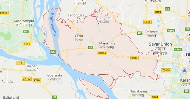 manikganj map new