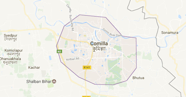 map comilla