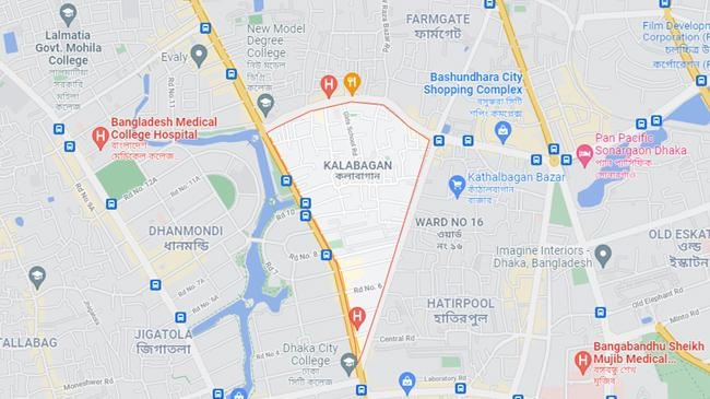 map kalabagan