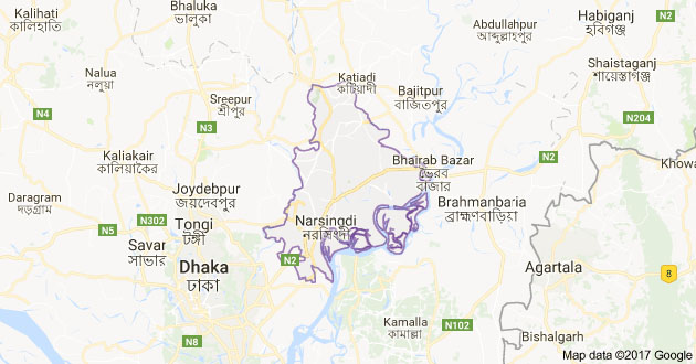 map narsingdi