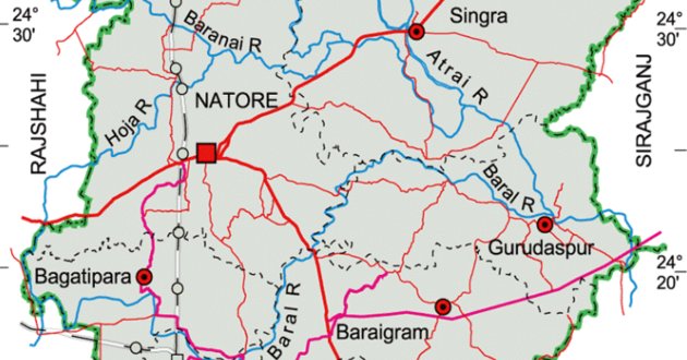 map natore district