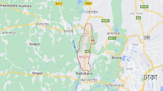 map savar