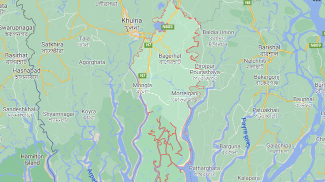 map zila bagherhat