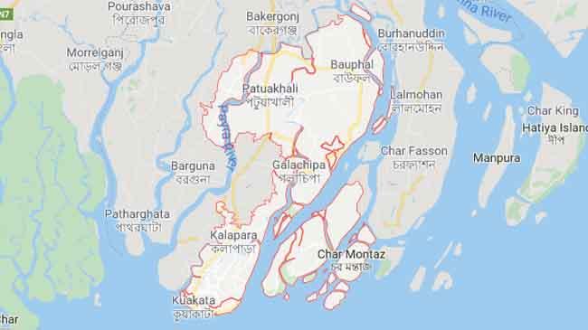 map zila potuakhali
