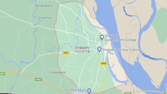 map zila sirajgonj