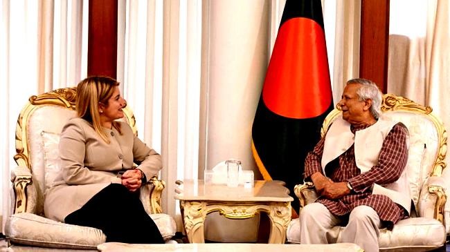 maria tripodi and dr yunus