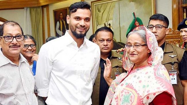 mashrafe at parliament