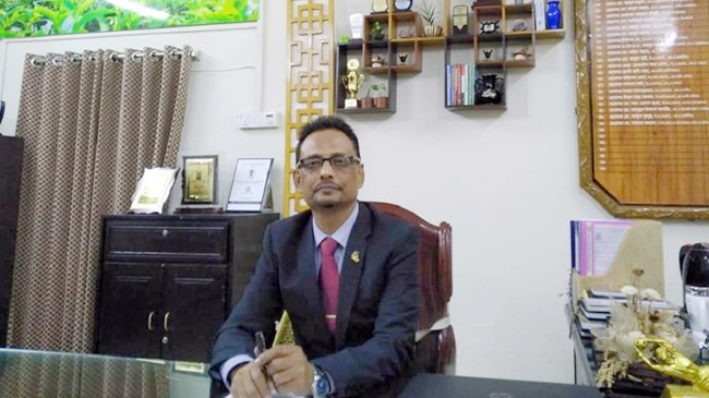 mc college principal saleh ahmed