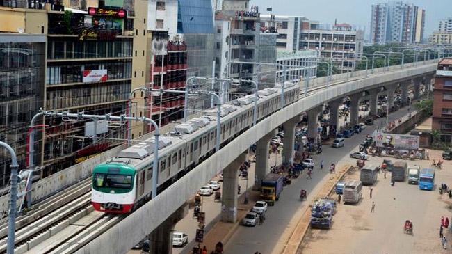 metro rail moved uttara agargoan