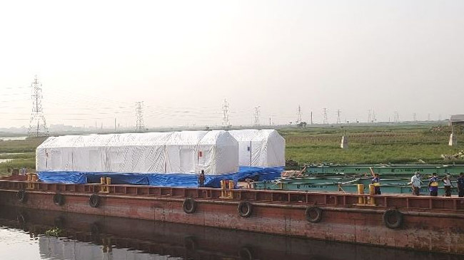 metro rail set reaches dhaka