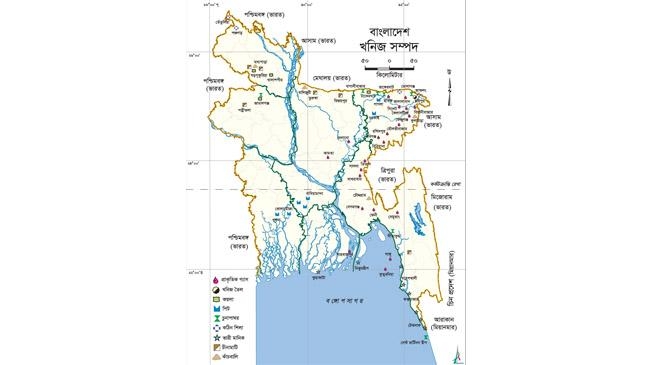 mineral map of bangladesh