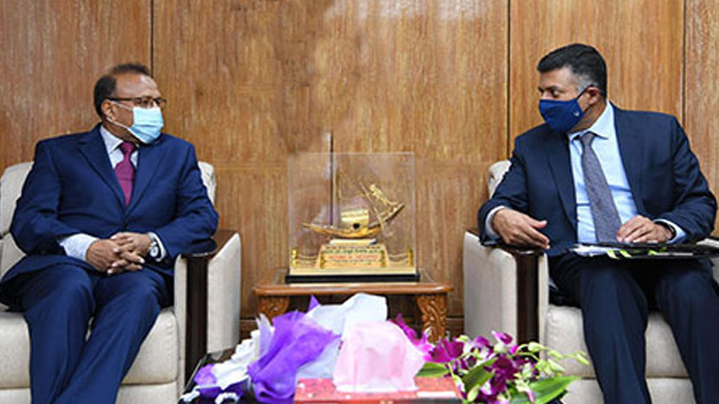 minister tajul islam with indian hc