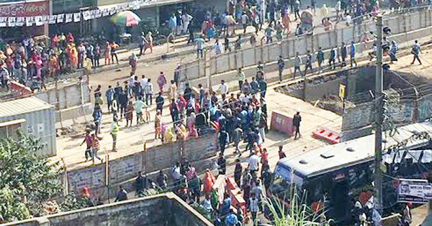 mirpur worker protest