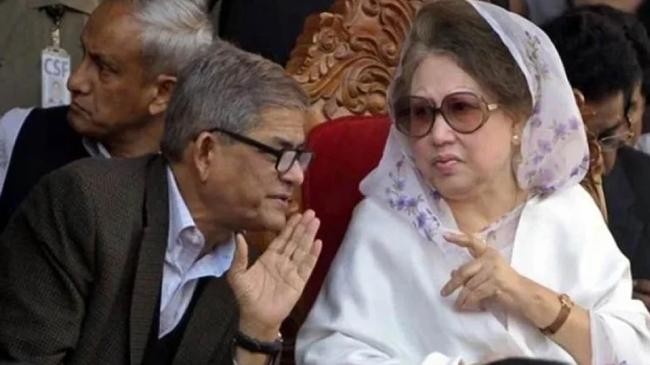 mirza fakhrul and khaleda zia