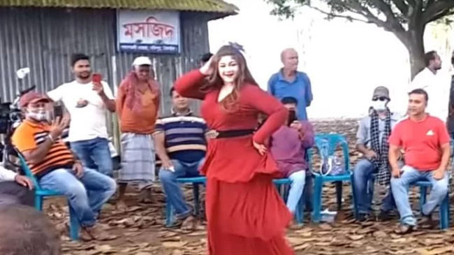 monmon dance tangail mosque inner