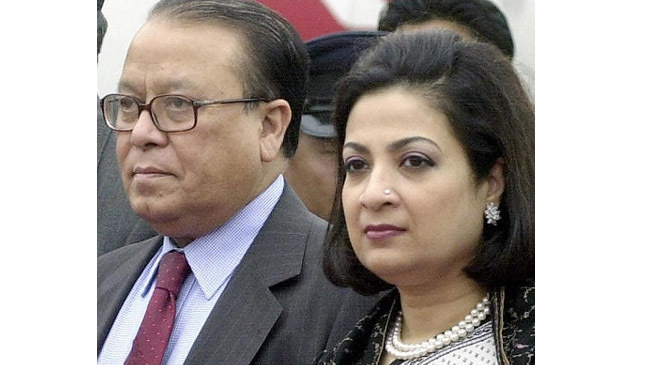 morshed khan with wife