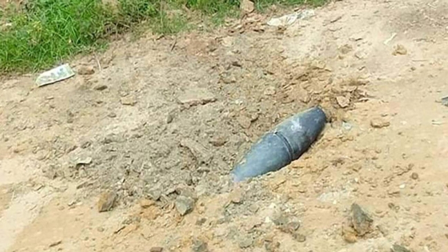 mortar shells from myanmar found at bangladesh border