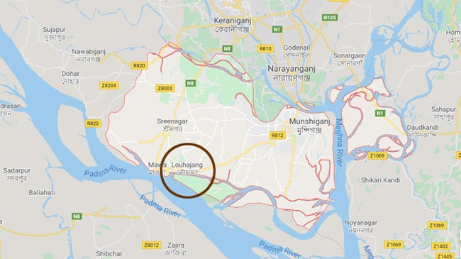 munshigonj map