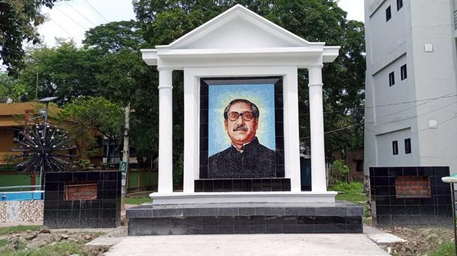 mural of bangabandhu