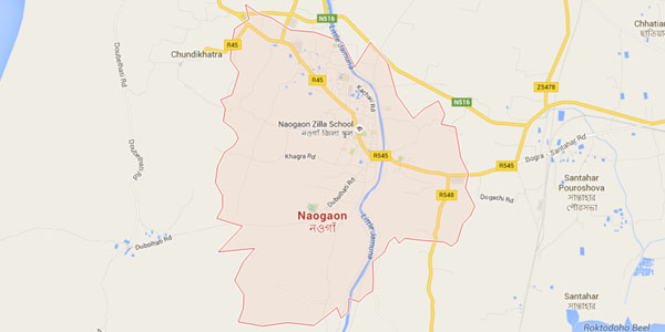 naogaon district map