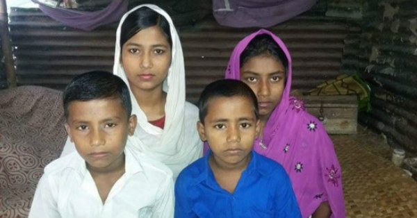 need help for four brother and sister orphans
