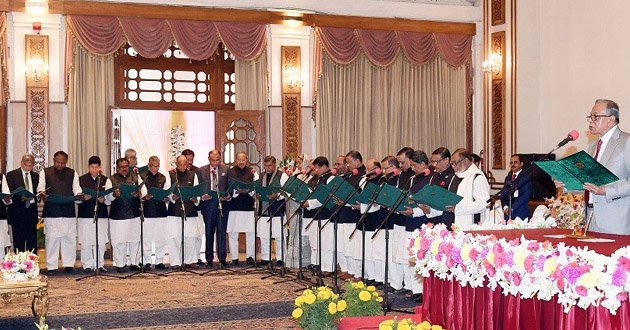 new ministers take oath