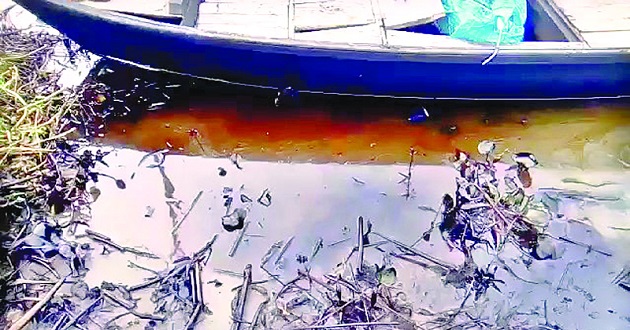 oil in meghna