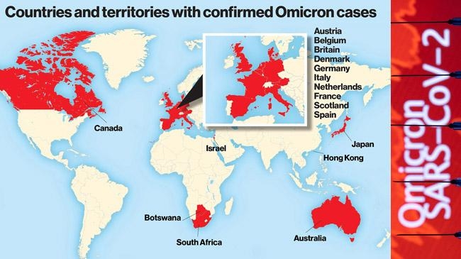 omicron in world