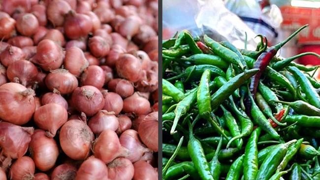 onion and chili pepper