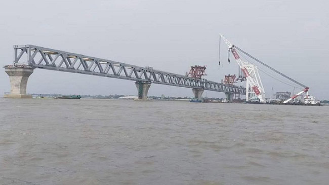 padma bridge 6 kilometers visible
