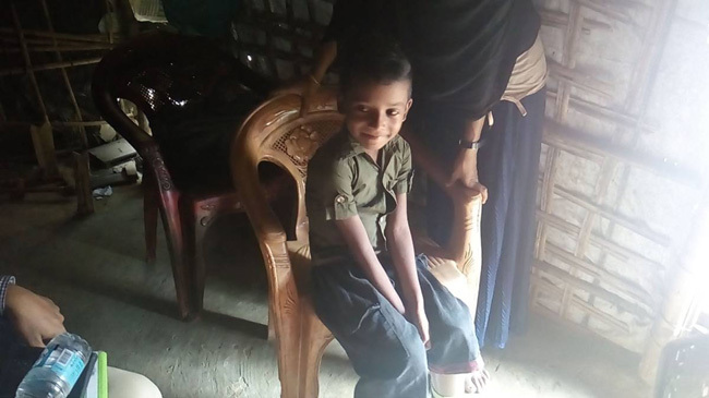 phycally chalenged rohingya