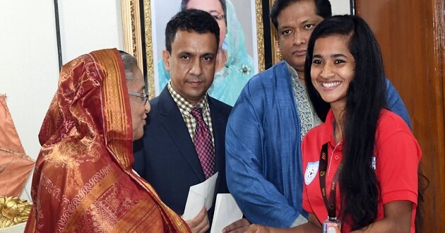 pm gifted female footballer