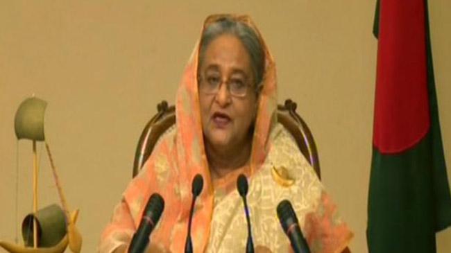 pm hasina address nation