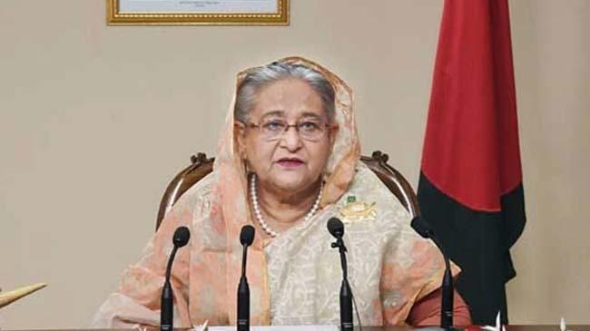 pm hasina adrees nation