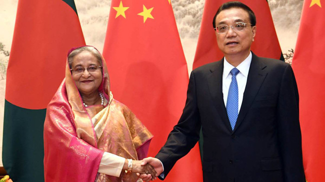pm hasina and china pm